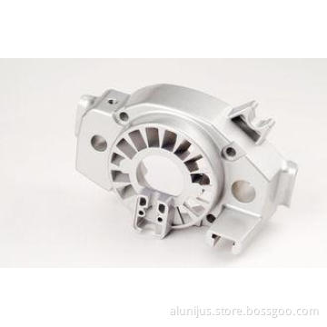 Silver Automotive Metal Aluminum Die Casting Motor Componen